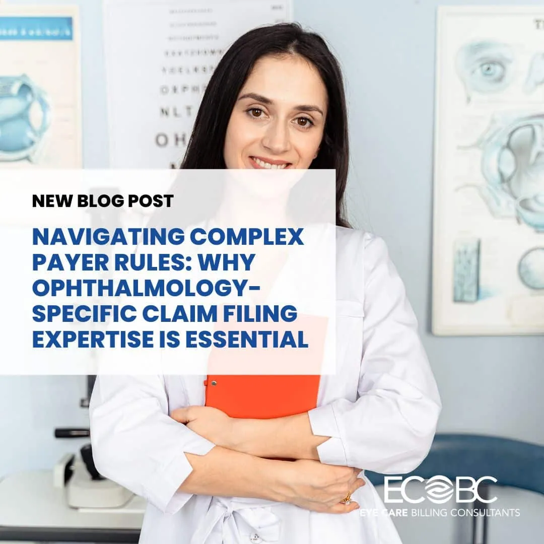 Navigating Complex Payer Rules: Why Ophthalmology-Specific Claim Filing Expertise is Essential